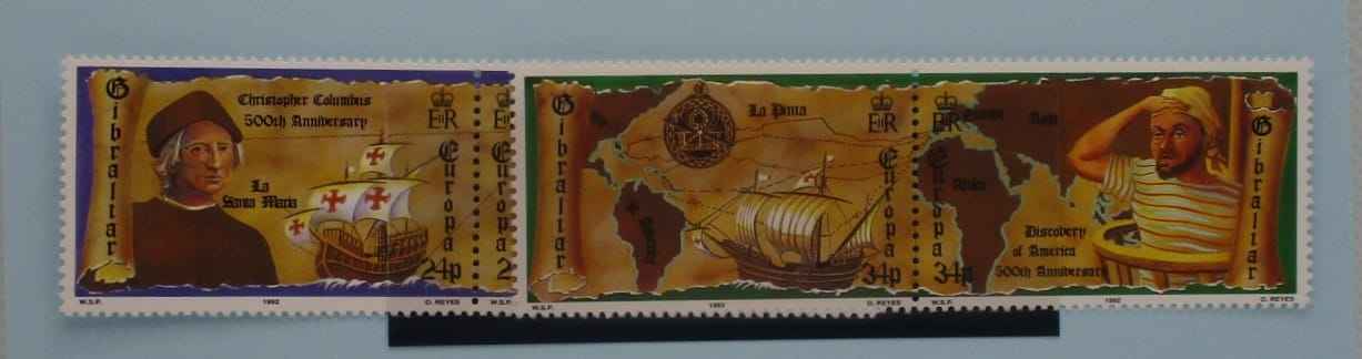 Gibraltar Stamps, 1992, SG669a, SG671a, Mint image 0
