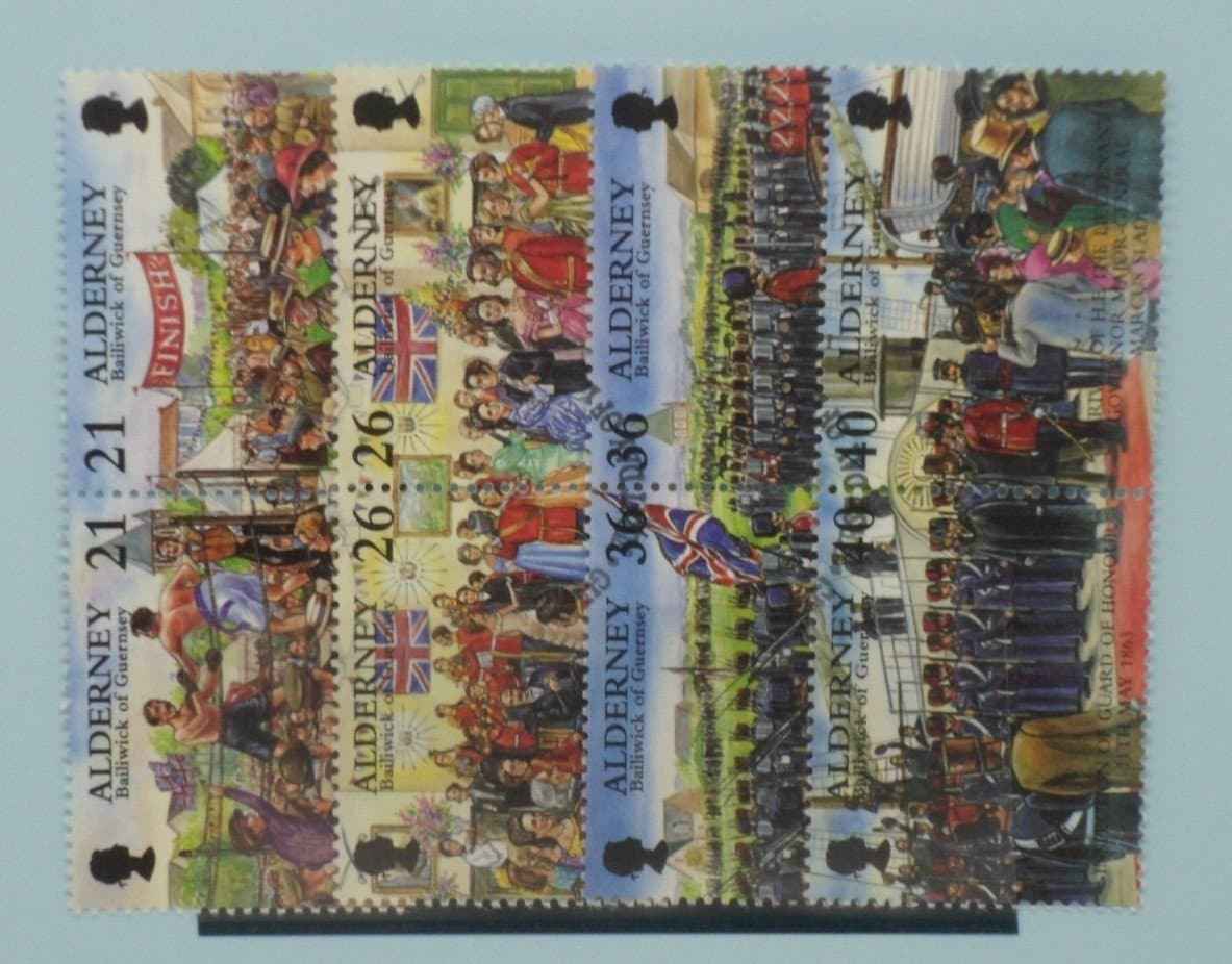 Alderney Stamps, 2000, SGA154a, A156a, A158a, A160a, Used image 0