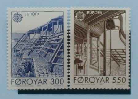 Faroe Islands Stamps, 1987, SG144-145, Mint image 0