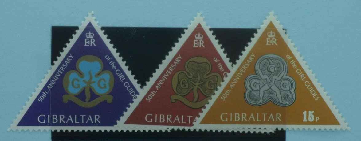 Gibraltar Stamps, 1975, SG346-348, Mint image 0