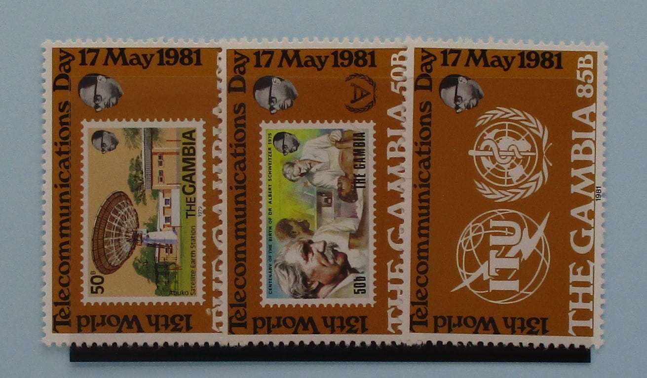 Gambia Stamps, 1981, SG451-453, Mint image 0