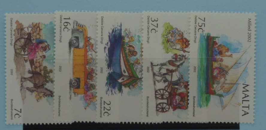 Malta Stamps, 2002, SG1284-1288, Mint image 0