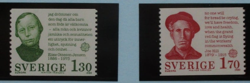 Sweden Stamps, 1980, SG1040-1041, Mint image 0