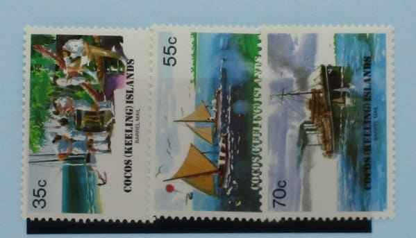 Cocos (Keeling) Islands Stamps, 1984, SG111-113, Mint image 0