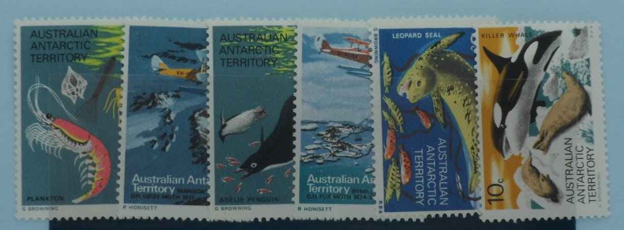 Australian Antarctic Territory Stamps, 1973, SG23-28, Mint image 0
