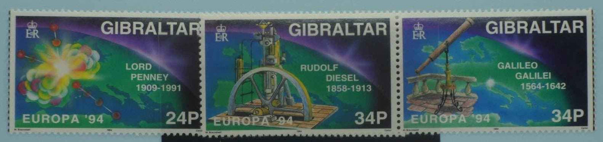 Gibraltar stamps, 1994, SG717a, SG719a, Mint image 0