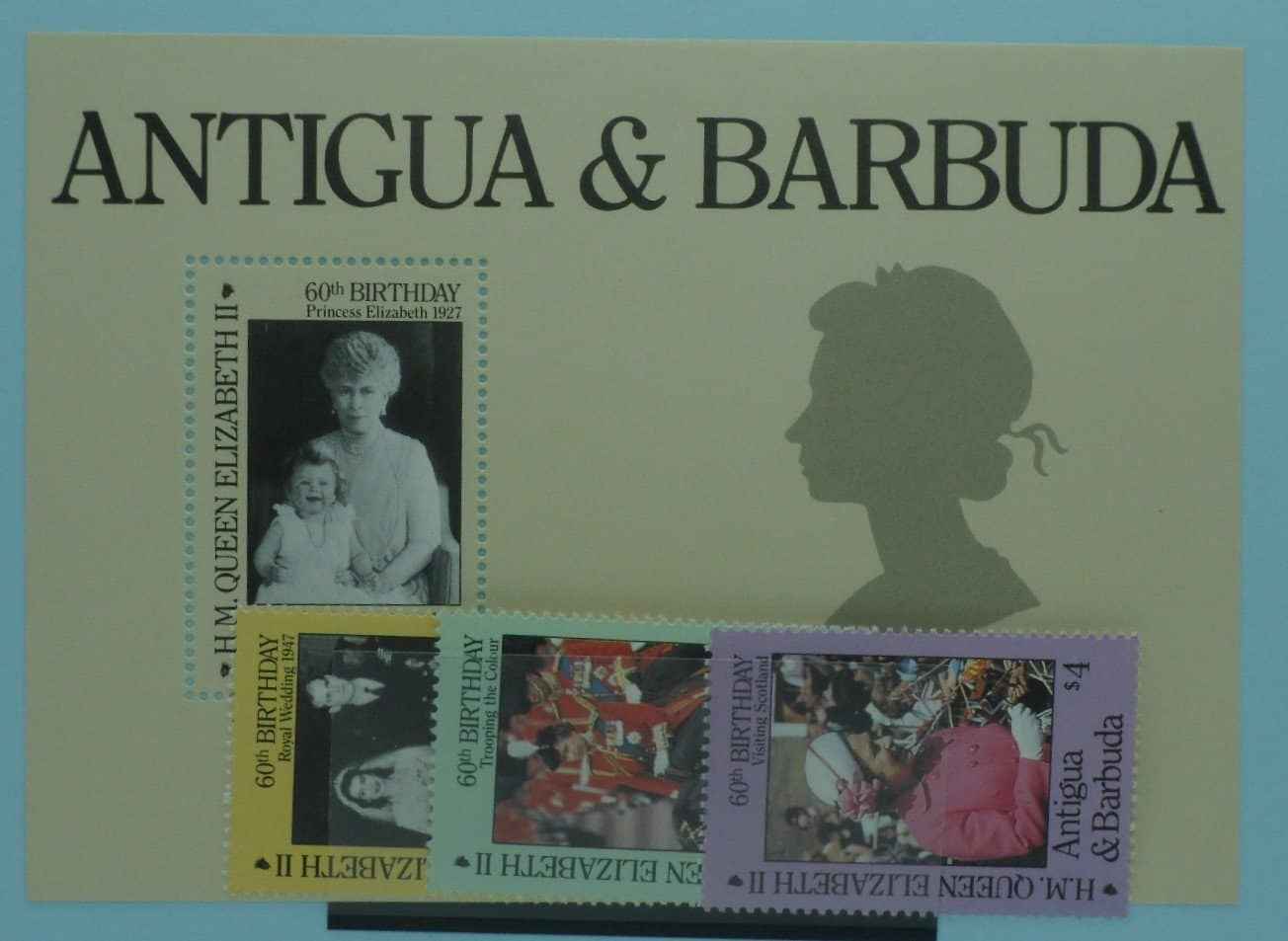 Antigua and Barbuda Stamps, 1986, SG1005-1007, MS1008, Mint image 0