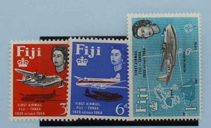 Fiji Stamps, 1964, SG338-340, Mint image 0