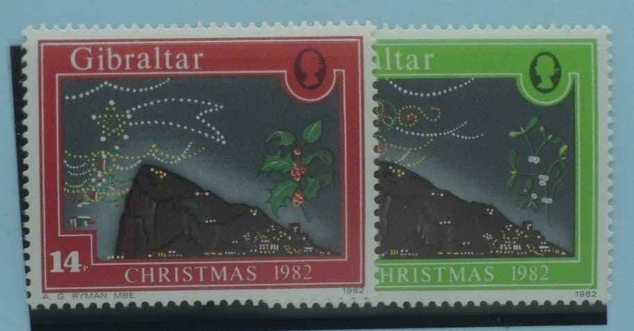 Gibraltar Stamps, 1982, SG485-486, Mint image 0