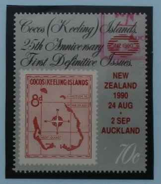 Cocos (Keeling) Islands Stamps, 1990, SG228, Used image 0
