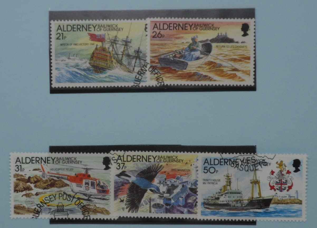 Alderney Stamps, 1991, SG A47-A51, Used image 0