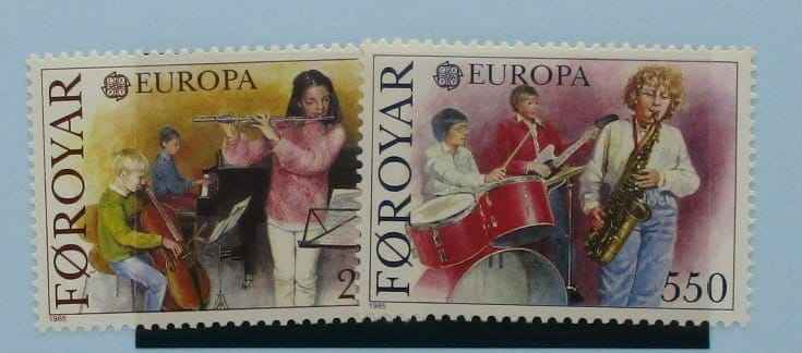Faroe Islands Stamps, 1985, SG113-114, Mint image 0
