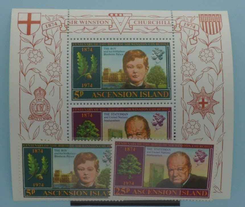 Ascension Island Stamps, 1974, SG182-183, MS184, Mint image 0