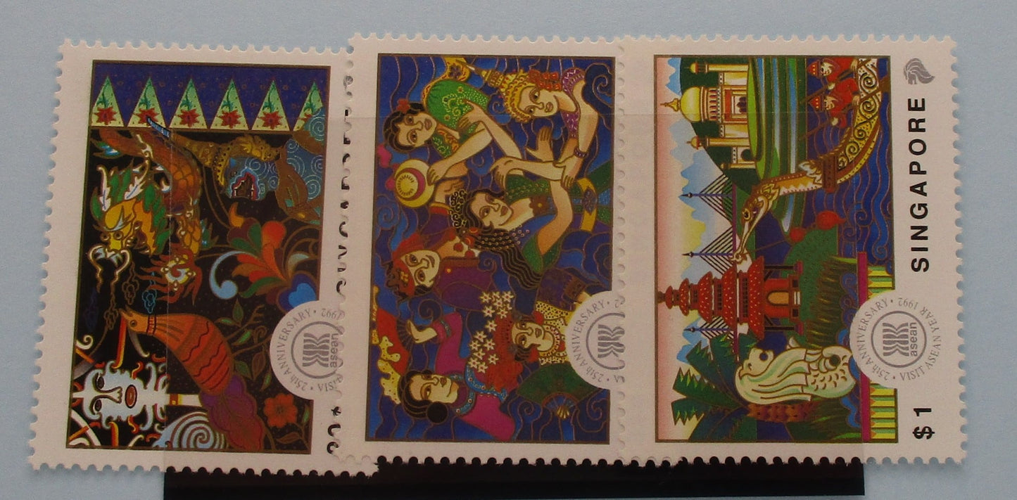 Singapore Stamps, 1992, SG695-697, Mint image 0