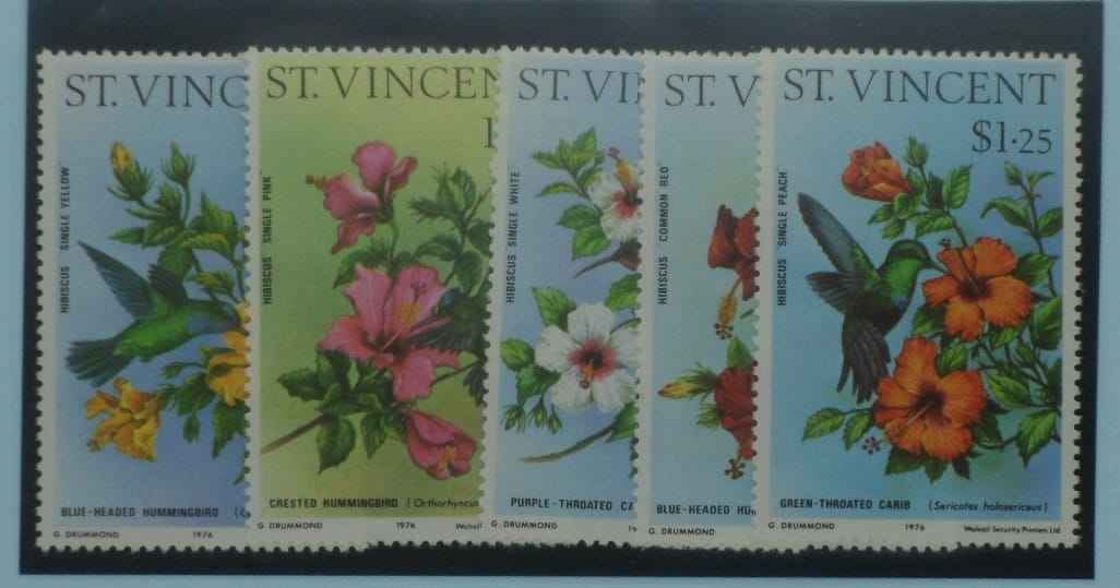 St Vincent Stamps, 1976, SG487-491, Mint image 0