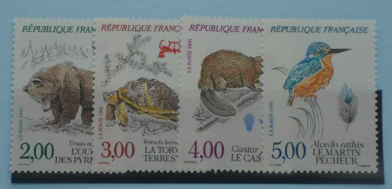 France Stamps, 1991, SG3039-3042, Mint image 0