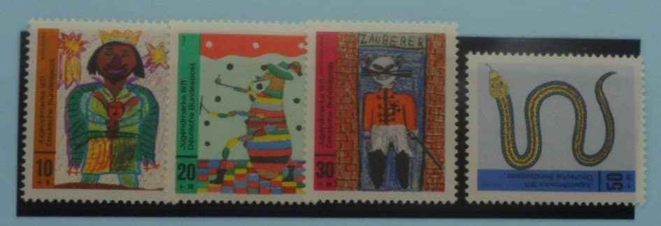West Germany Stamps, 1971, SG1569-1572, Mint image 0