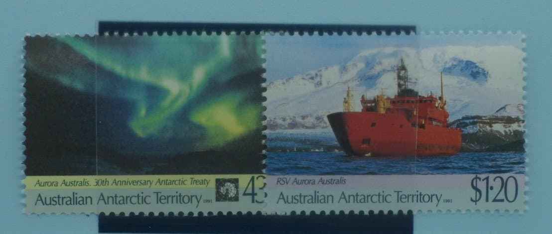 Australian Antarctic Territory Stamps, 1991, SG88-89, Mint image 0