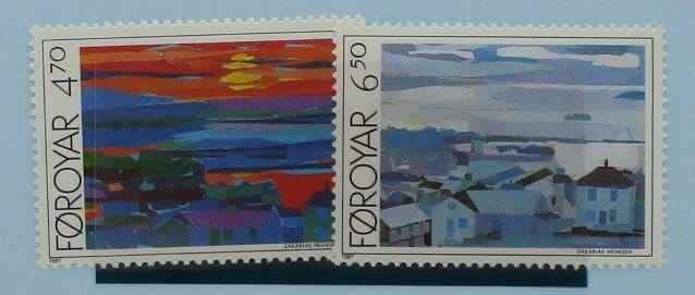 Faroe Islands Stamps, 1987, SG155-156, Mint image 0