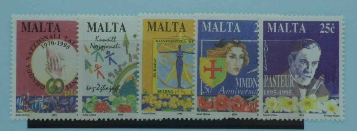 Malta Stamps, 1995, SG982-986, Mint image 0