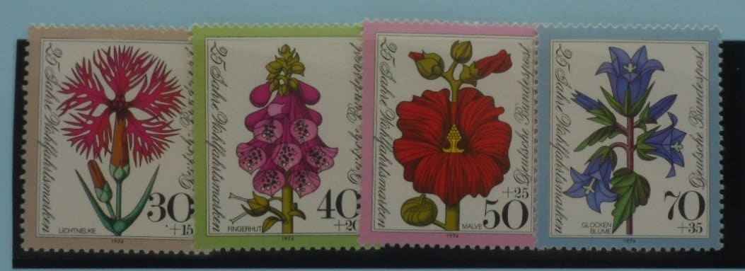 West Germany Stamps, 1974, SG1712-1715, Mint image 0