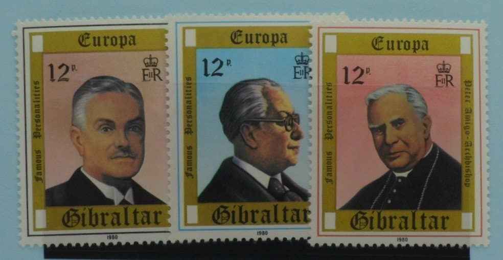 Gibraltar Stamps, 1980, SG433-435, Mint image 0
