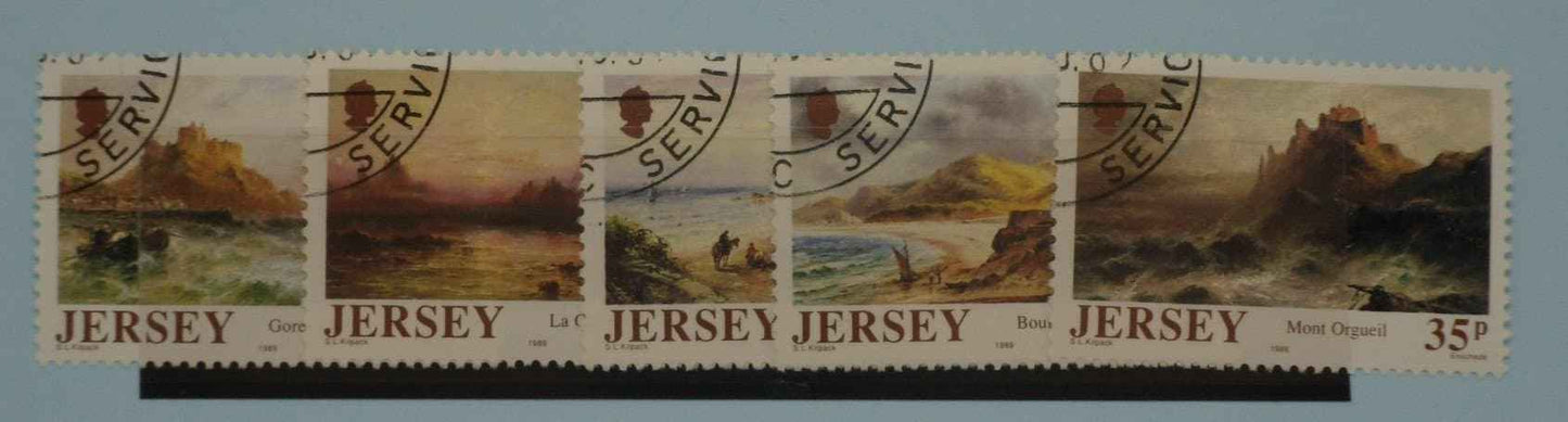 Jersey Stamps, 1989, SG512-516, Used image 0