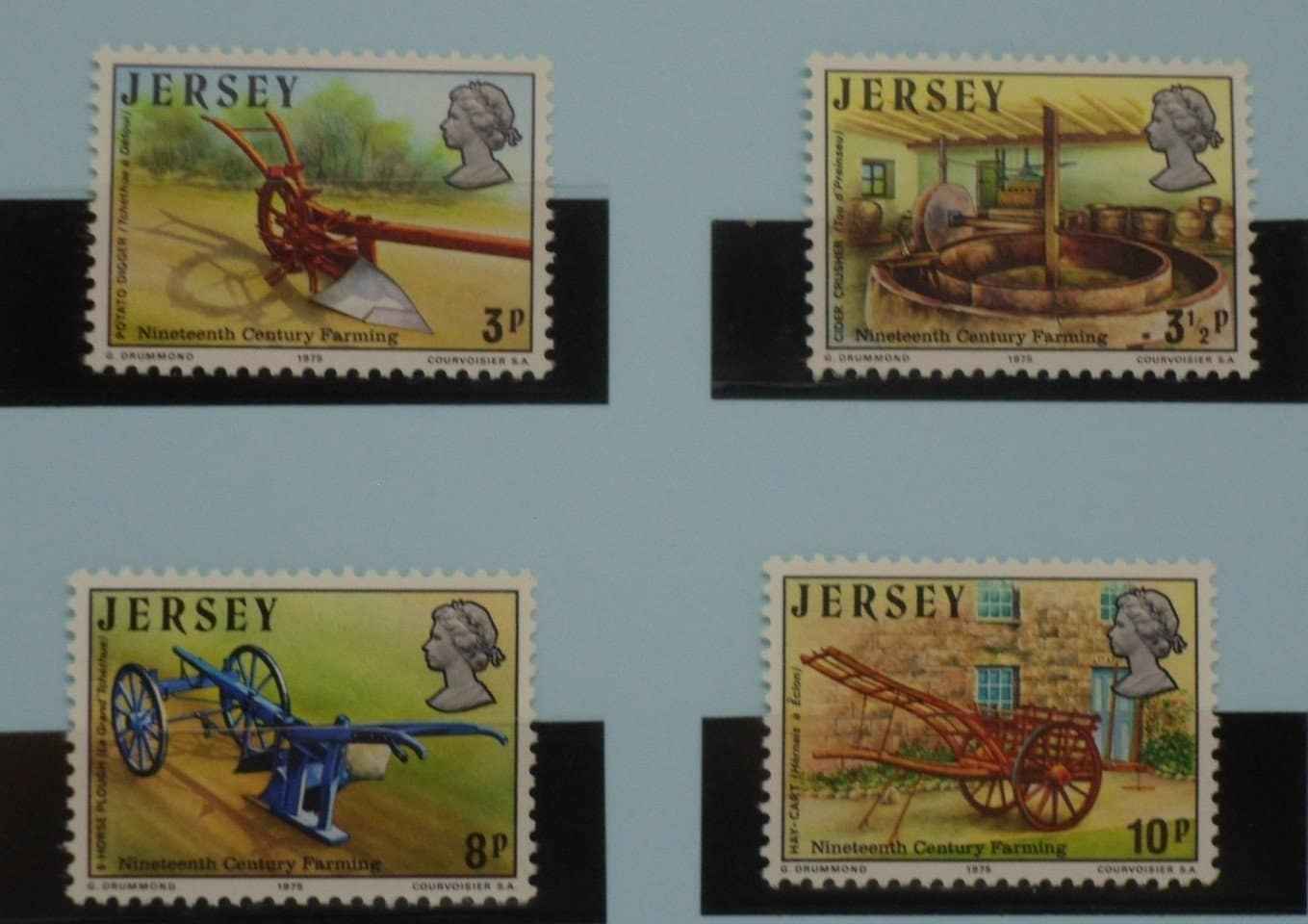 Jersey Stamps, 1975, SG119-122, Mint image 0
