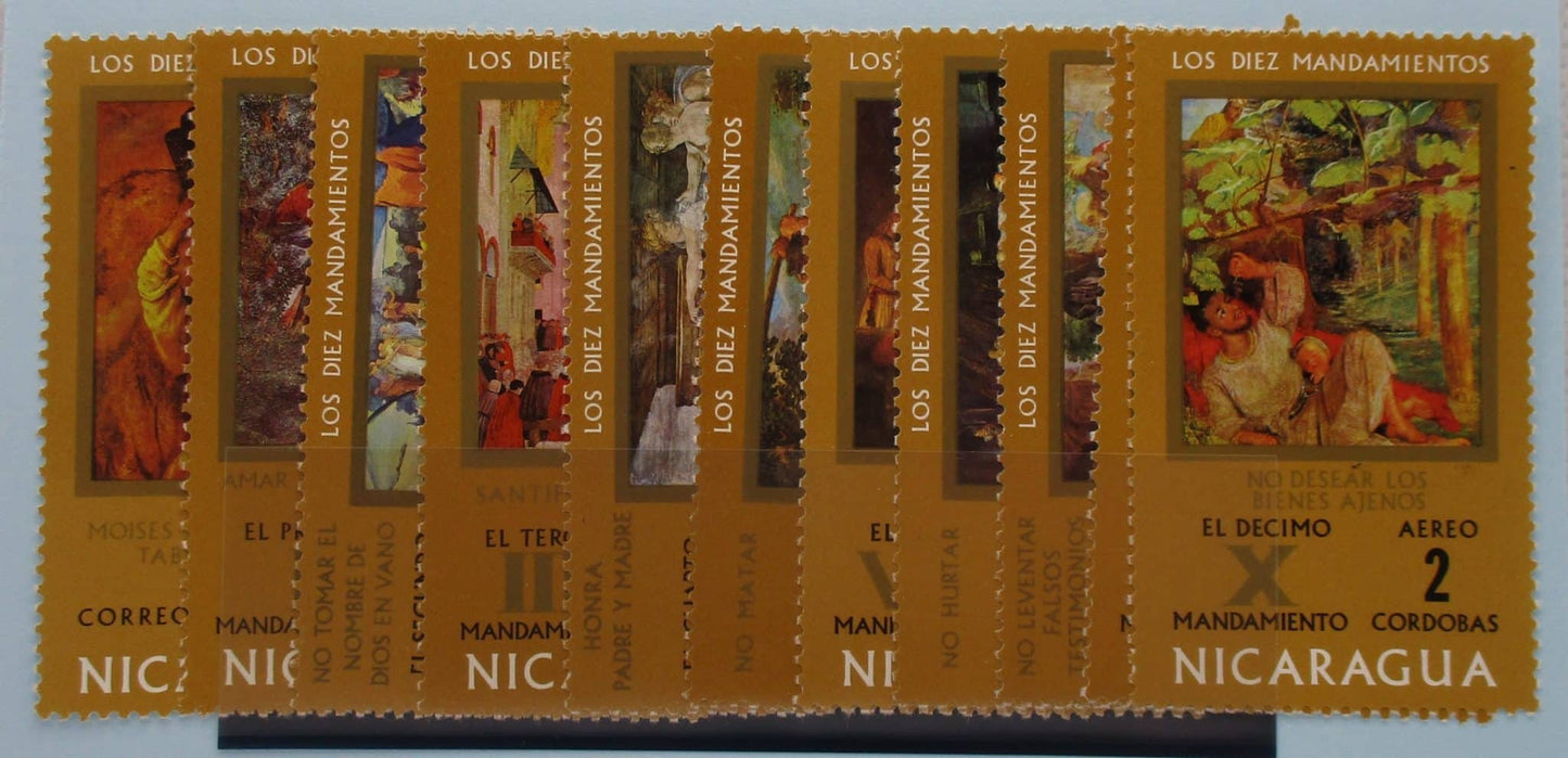 Nicaragua Stamps, 1971, SG1791-1801, Mint image 0