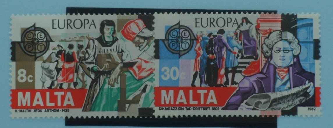 Malta Stamps, 1982, SG692-693, Mint image 0