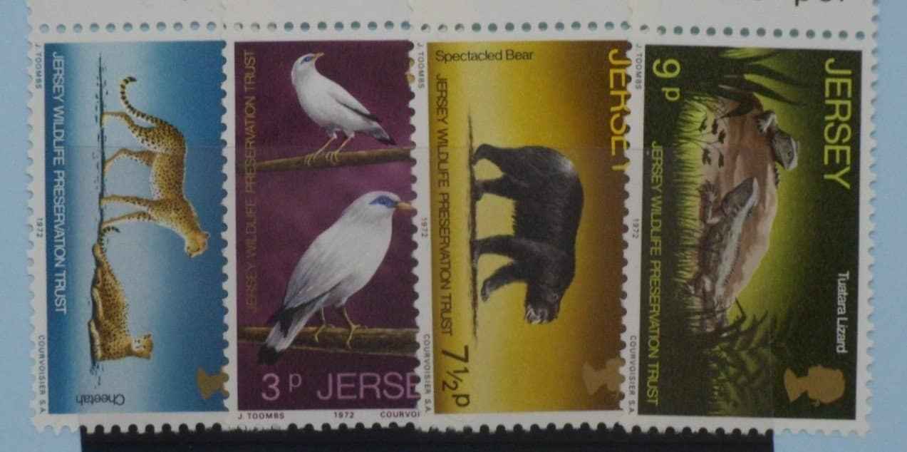 Jersey Stamps, 1972, SG73-76, Mint image 0