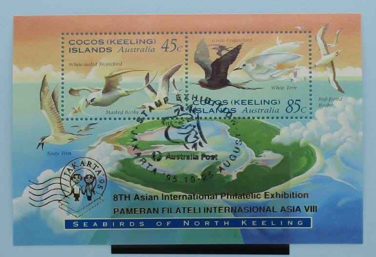 Cocos (Keeling) Islands Stamps, 1995, MS325, Used image 0