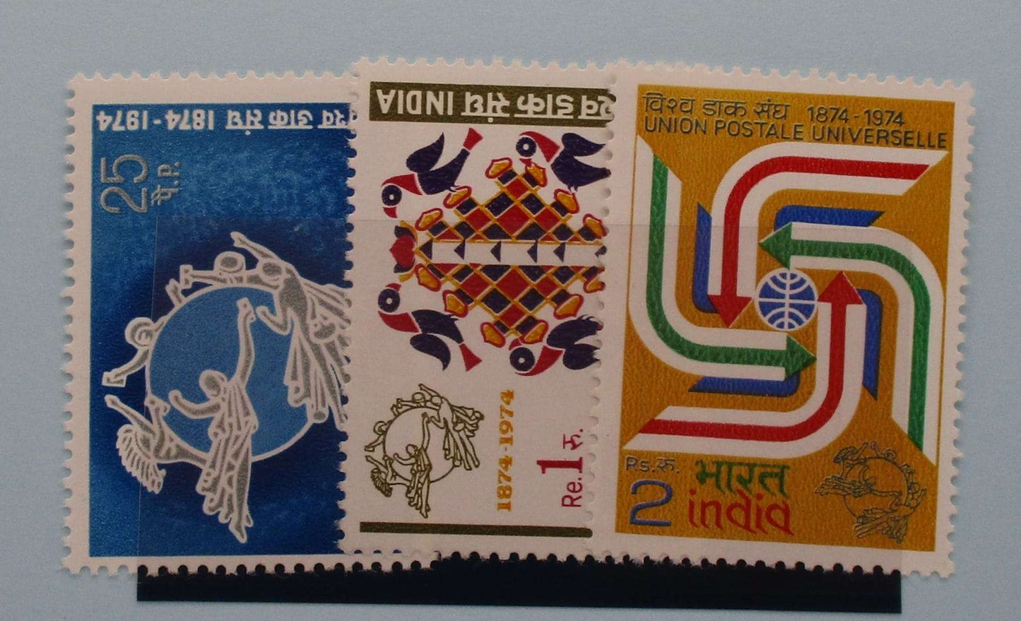 India Stamps, 1974, SG740-742, Mint image 0