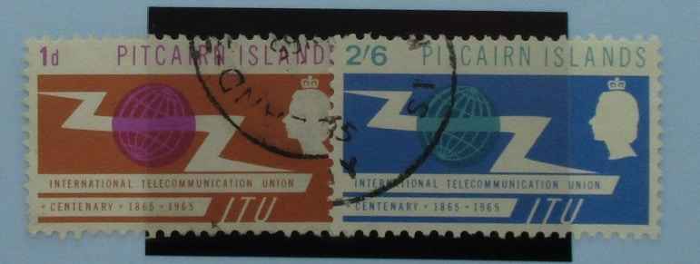 Pitcairn Islands Stamps, 1965, SG49-50, Used image 0