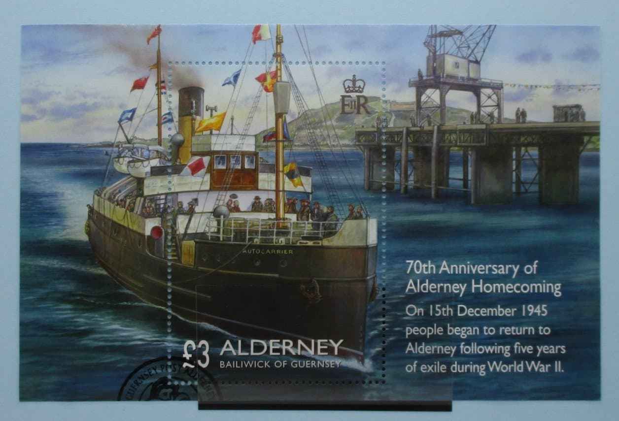 Alderney Stamps, 2015, MSA566, Used image 0