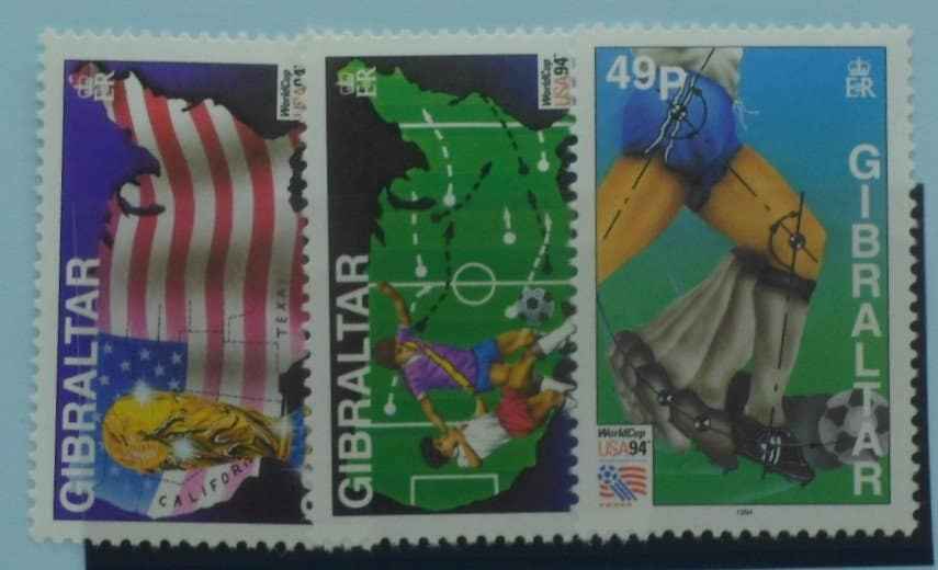 Gibraltar stamps, 1994, SG721-723, Mint image 0
