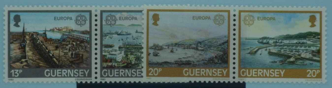 Guernsey Stamps, 1983, SG273a, SG275a, Mint image 0