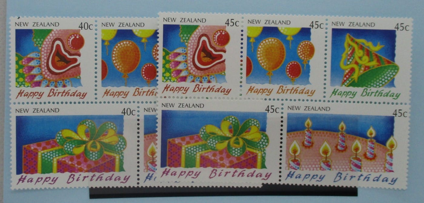 New Zealand Stamps, 1991, SG1594a, SG1599a, Mint image 0