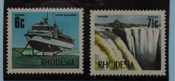 Rhodesia Stamps, 1970-73, SG443b-443c, Mint image 0