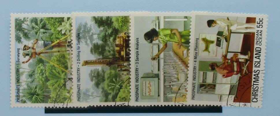 Christmas Island Stamps, 1980, SG122-125, Used image 0