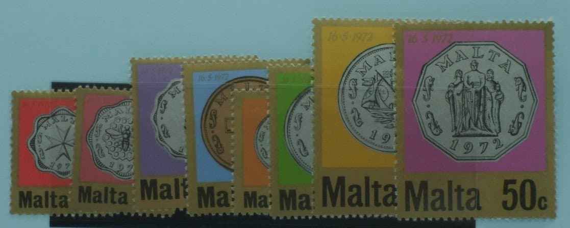 Malta Stamps, 1972, SG467-474, Mint image 0