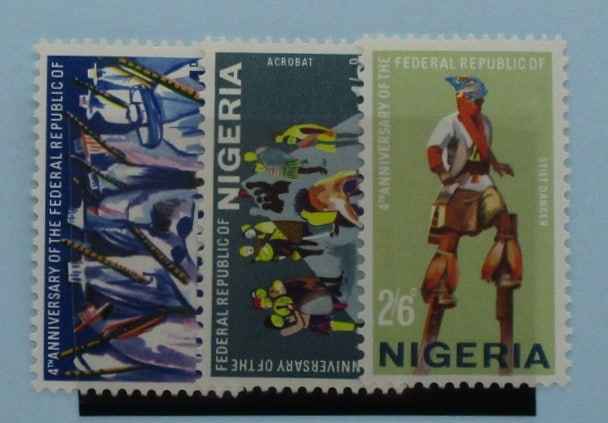 Nigeria Stamps, 1967, SG202-204, Mint image 0