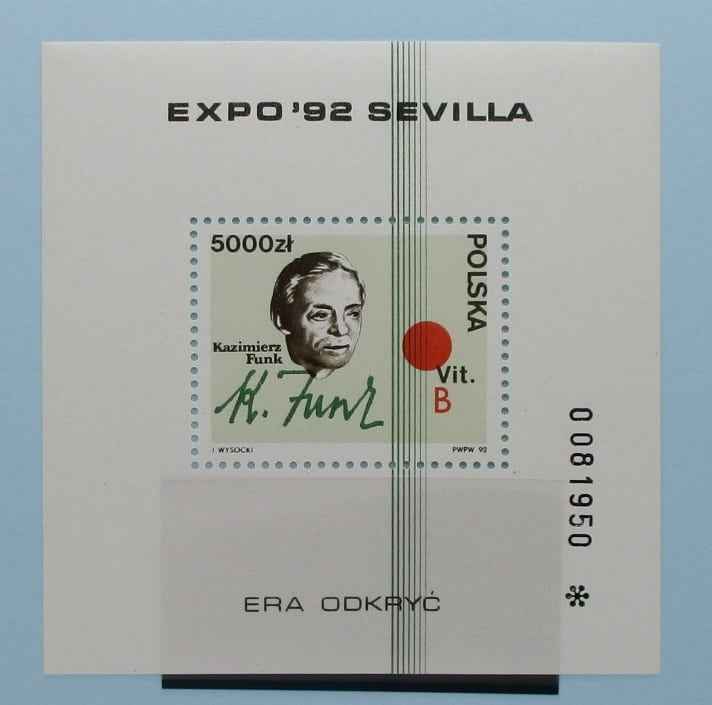 Poland Stamps, 1992, MS3402, Mint image 0