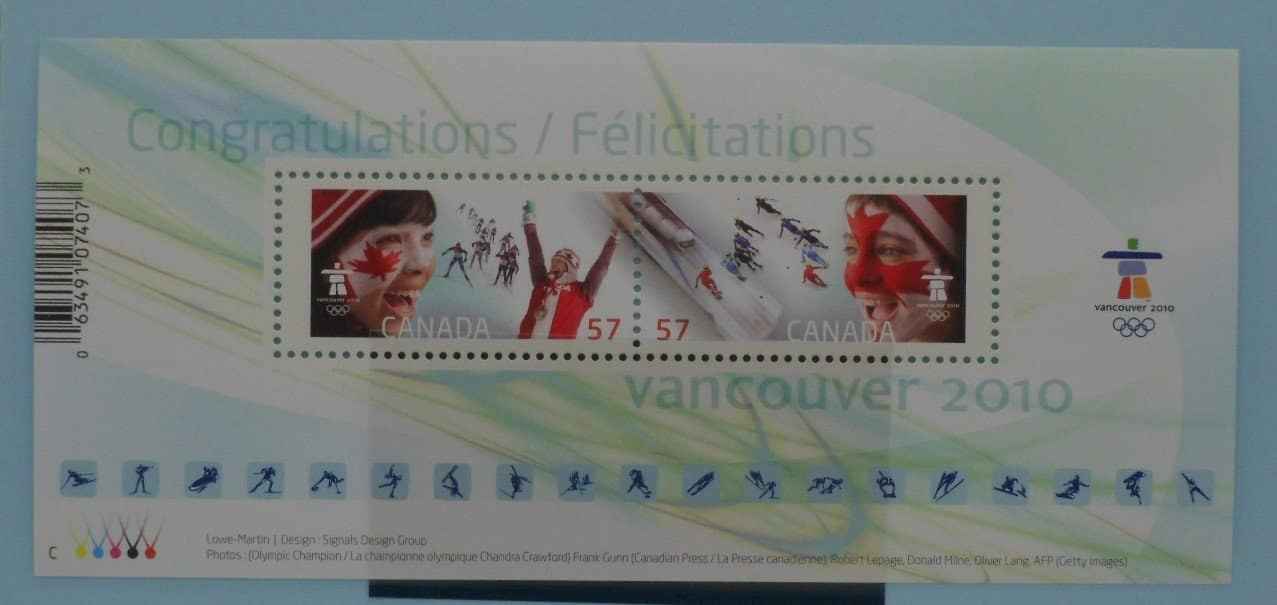 Canada Stamps, 2010, MS2662, Mint image 0