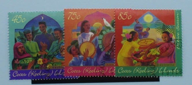 Cocos (Keeling) Islands Stamps, 1996, SG344-346, Used image 0