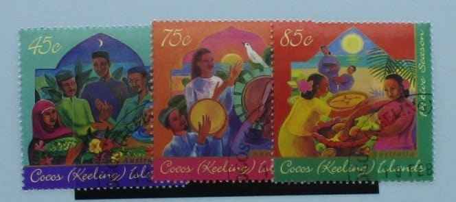 Cocos (Keeling) Islands Stamps, 1996, SG344-346, Used image 0