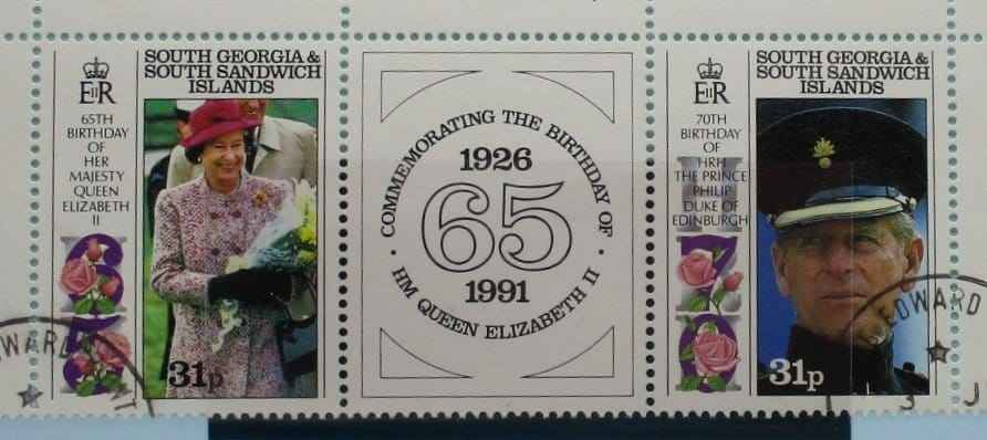 South Georgia and South Sandwich Islands Stamps, 1991, SG201a, Used image 0