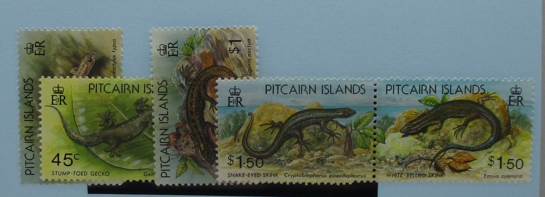 Pitcairn Stamps, 1993, SG436, 437a, 439, 440a, Mint image 0