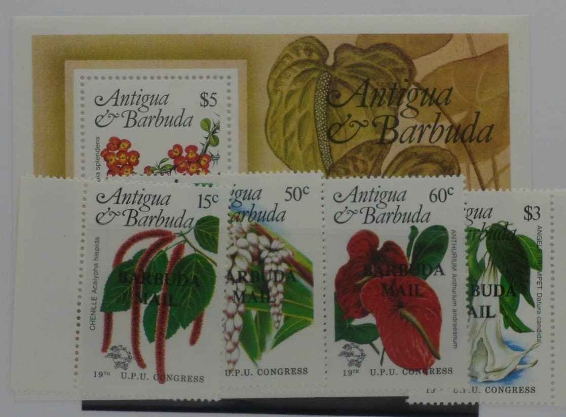 Barbuda Stamps 1984, SG726-729, MS730, Mint image 0