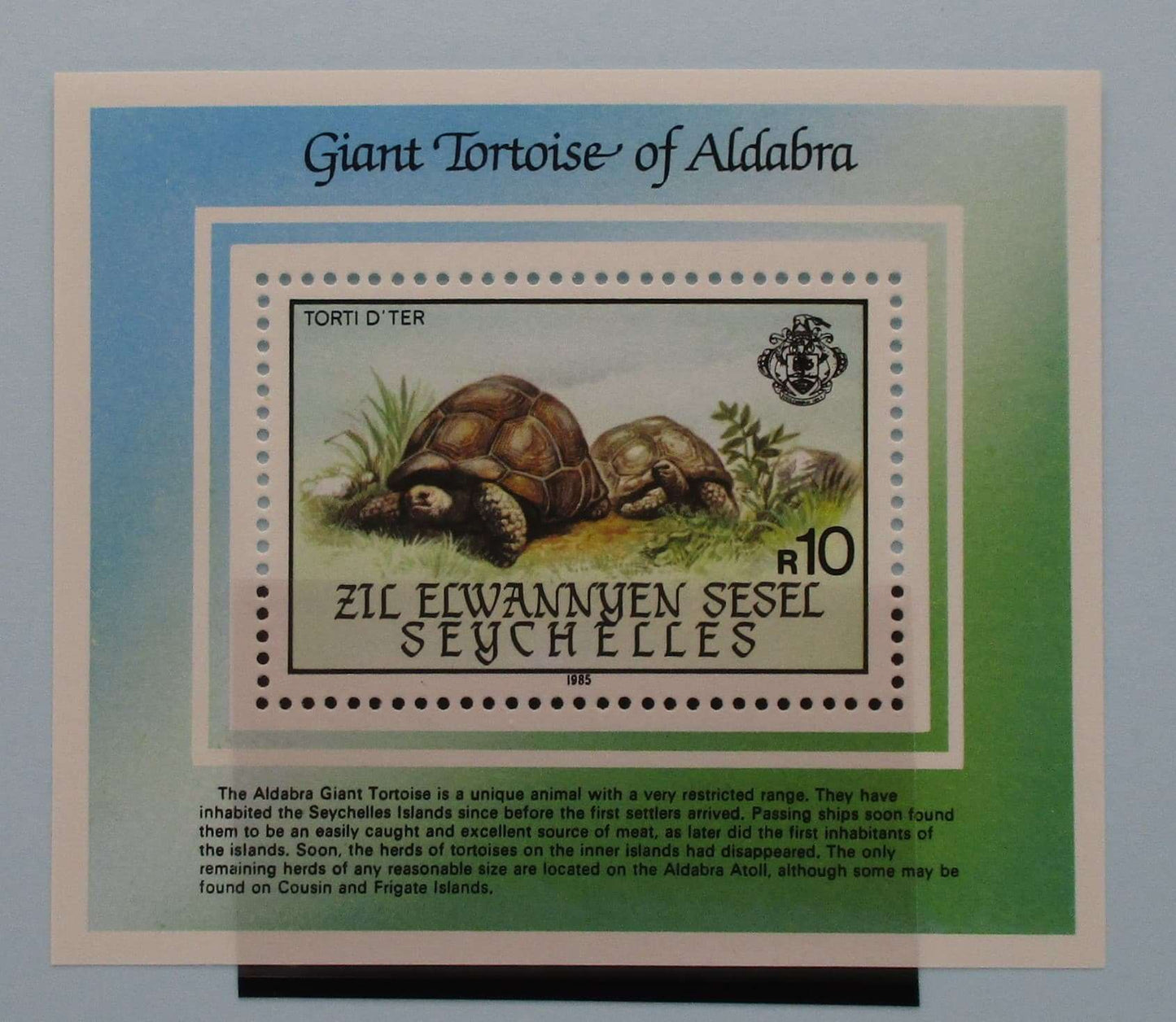 Zil Elwannyen Sesel Stamps, 1985, MS124, Mint image 0